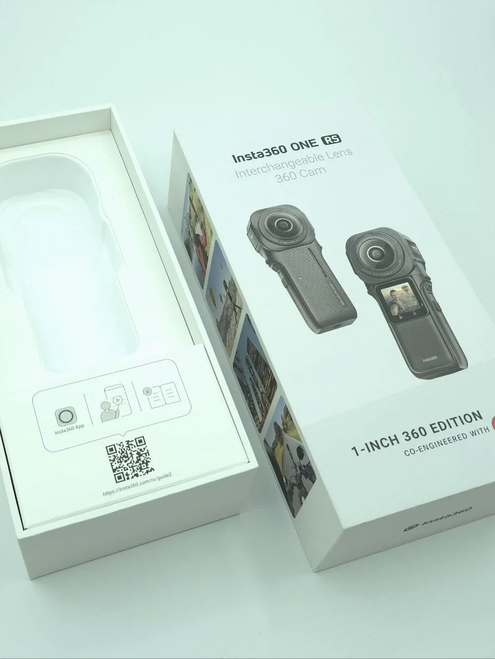 Insta360 ONE RS 1-Inch 360 Edition Leica Camera Complete Set w/ Case & Box